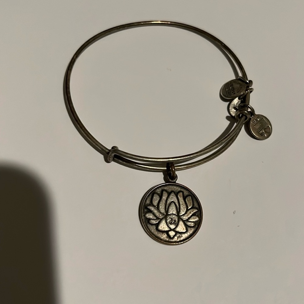 Alex and Ani lotus flower bracelet